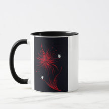 幻想的な真紅の彼岸花 Lycoris ファンタジー