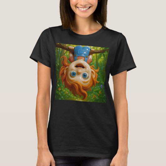 幻想的な磁器の子供アートTシャツ Tシャツ (正面)