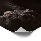 幻想的な神話の人魚が木の枝に座って ポスター (角)