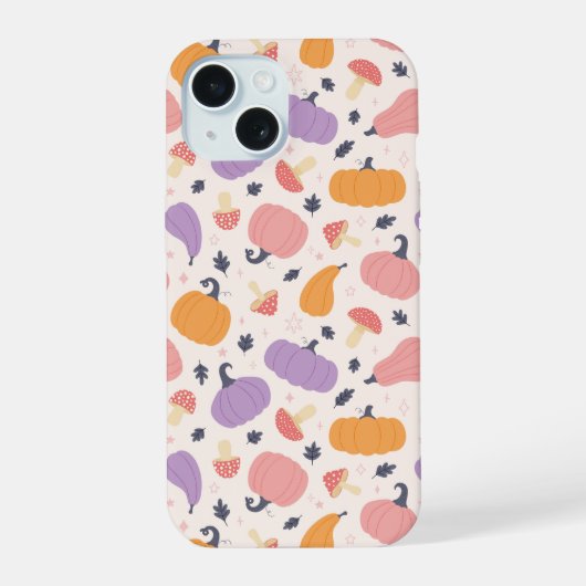 幻想的な秋の収穫 iPhone 15ケース (裏面)