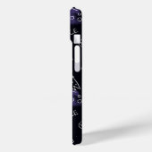幻想的な紫色の宇宙シームレスパターン Case-Mate iPhoneケース (裏面 / 左)