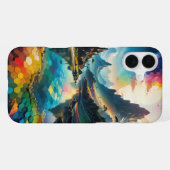 幻想的な美しい風景 iPhoneケース (裏面横)