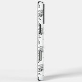 幻想的な自転車に乗る狐のアートプリント Case-Mate iPhoneケース (裏面 / 右)