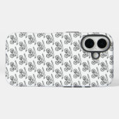 幻想的な自転車に乗る狐のアートプリント Case-Mate iPhoneケース (裏面 (横))