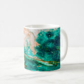 幻想的な色と絵を描抽象芸術 コーヒーマグカップ (正面右)