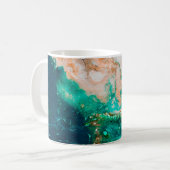 幻想的な色と絵を描抽象芸術 コーヒーマグカップ (正面左)
