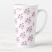 幻想的な花々 カフェラテマグ (右)