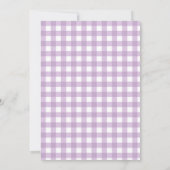 幻想的な花のウサギのイースターエッグハント招待状 招待状 (裏面)