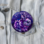 幻想的な花のウサギのラビットのオーダーメイド 缶バッジ (インサイチュ)