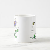 幻想的な花のマグカップ コーヒーマグカップ (中央)