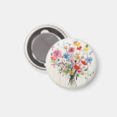 幻想的な花のマグネット マグネット (正面/裏面)