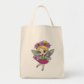 幻想的な花の妖精トートバッグ トートバッグ (正面)