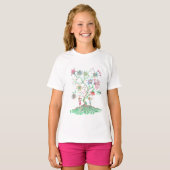 幻想的な花の木  Tシャツ (正面フル)