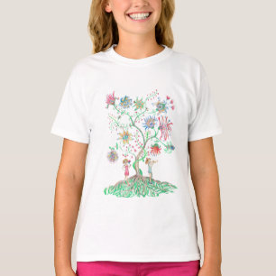 幻想的な花の木 Tシャツ