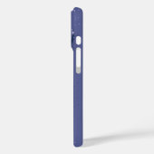 幻想的な花の牡鹿 パープルのペンキ飛沫 Case-Mate iPhoneケース (裏面 / 左)