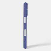 幻想的な花の牡鹿 パープルのペンキ飛沫 Case-Mate iPhoneケース (裏面 / 右)