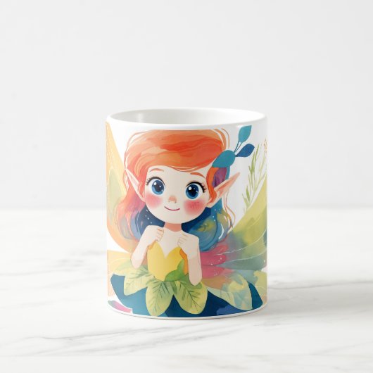 幻想的な花園の妖精 コーヒーマグカップ (中央)