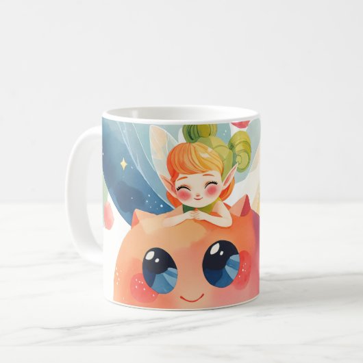 幻想的な花園の妖精 コーヒーマグカップ (正面左)