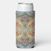 幻想的な花園の水彩画 スリム缶クーラー (Seltzer裏面)