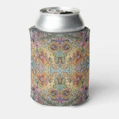 幻想的な花園の水彩画 缶クーラー (缶裏面)