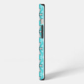 幻想的な花柄のiPadの薄いケース iPhoneケース (左側面)