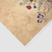 幻想的な花 ゴールドの背景 左 128 薄葉紙 (詳細)