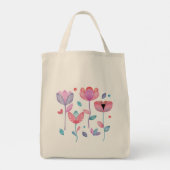 幻想的な花 トートバッグ (裏面)