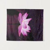 幻想的な蓮 タペストリー (正面(横))