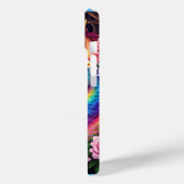 幻想的な虹のユニコーン花風景 Case-Mate iPhoneケース (裏面 / 左)