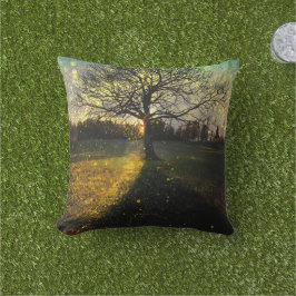 幻想的な蛍 アウトドアクッション