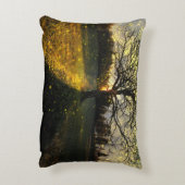 幻想的な蛍 アクセントクッション (裏面(縦))