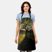 幻想的な蛍 エプロン (着用した状態)