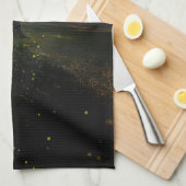 幻想的な蛍 キッチンタオル (四つ折り)