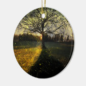 幻想的な蛍 セラミックオーナメント (左)