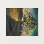 幻想的な蛍 タペストリー (正面(横))