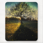 幻想的な蛍 マウスパッド (正面)