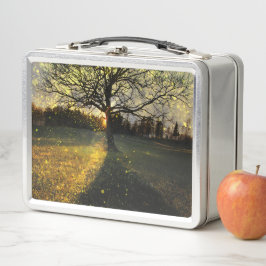 幻想的な蛍 メタルランチボックス