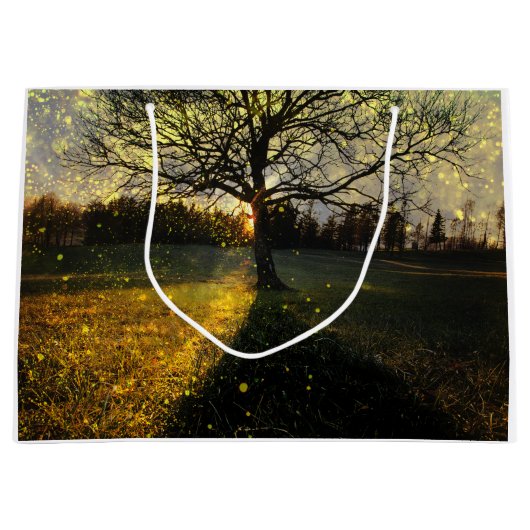 幻想的な蛍 ラージペーパーバッグ (正面)