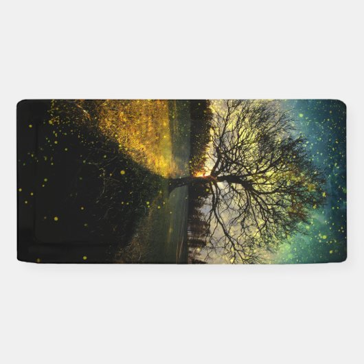 幻想的な蛍 横断幕 (横)