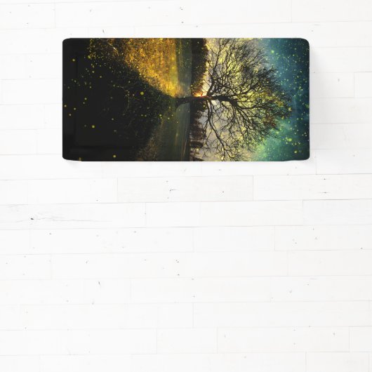 幻想的な蛍 横断幕 (インサイチュ)