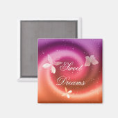 幻想的な蝶の磁石 マグネット (正面/裏面)