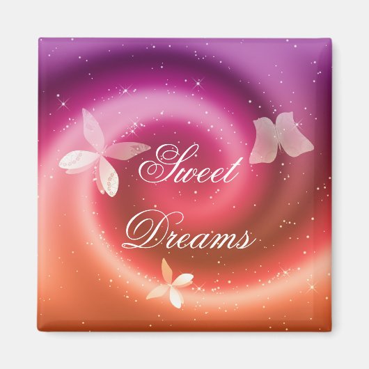 幻想的な蝶の磁石 マグネット (正面)