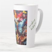 幻想的な蝶 カフェラテマグ (右アングル)