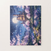 幻想的な街と城 ジグソーパズル (縦)