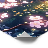 幻想的な街と城 ポスター (角)