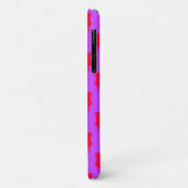 幻想的な赤猫のラベンダー柄 Forever Case-Mate iPhoneケース (裏面/左)