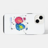 幻想的な踊る羊 iPhoneケース (裏面横)