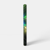 幻想的な輝きの花、カラフルな抽象的フラクタル SAMSUNG GALAXYケース (左側面)