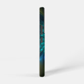 幻想的な輝きの花、カラフルな抽象的フラクタル SAMSUNG GALAXYケース (右側面)
