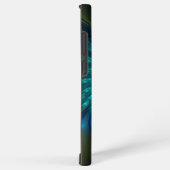 幻想的な輝きの花、カラフルな抽象的フラクタル SAMSUNG GALAXYケース (右側面)